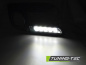 Preview: Upgrade LED Tagfahrlicht-Nebelscheinwerfer Blende für VW Golf V 03-09 schwarz